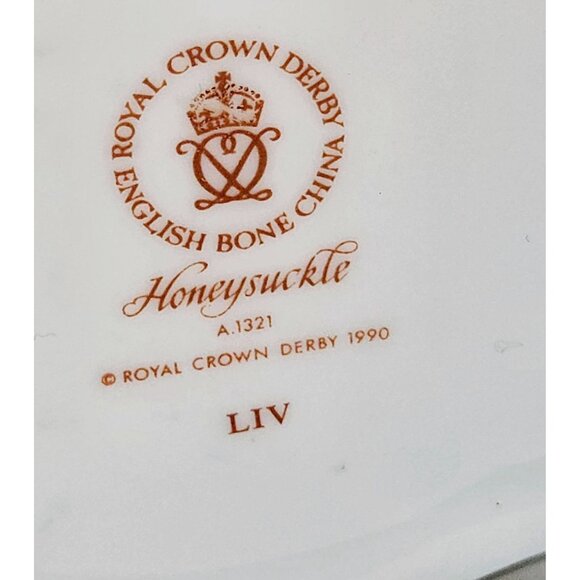 Royal Crown Derby Honeysuckle covered dish sugar bowl - Picture 7 of 10